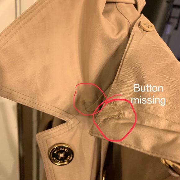 Michael Kors hooded trench coat - S - Picture 6 of 6